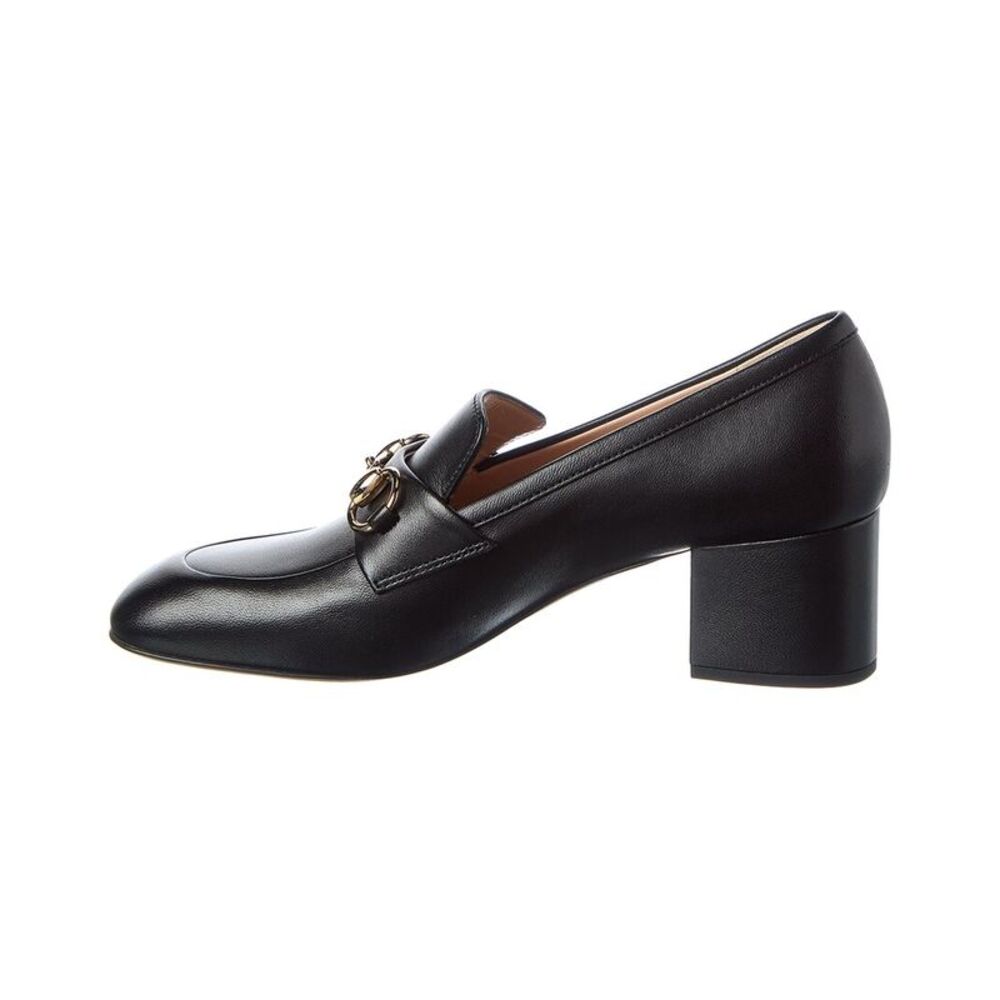 Gucci Horsebit Leather Loafer Pump - Picture 2 of 5